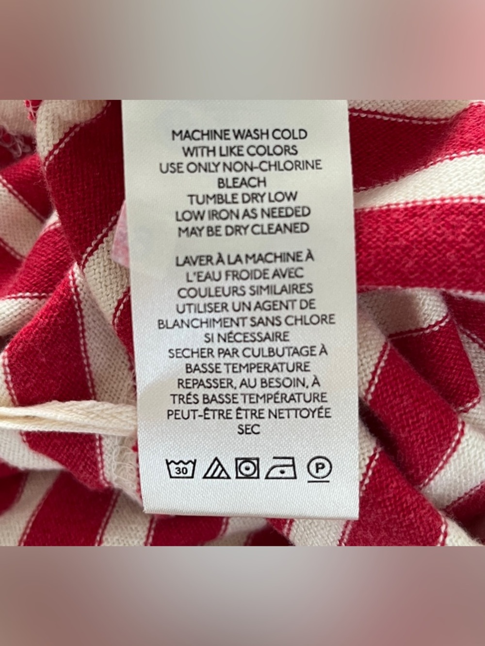 Free People 🆕 Coastal Town Red Striped Halter Top size X large - Picture 12 of 12